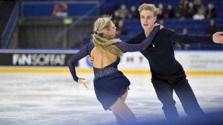 Olimpinį debiutą gavusi dovanų šokių ant ledo pora svajoja ateityje į žaidynes patekti savo jėgomis