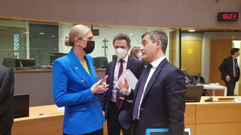 Ministrė A. Bilotaitė ES kolegoms: pagalba Ukrainai gyvybiškai svarbi pačiai Europai