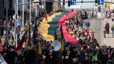 Lietuvos nepriklausomybės atkūrimo dieną Šiauliuose tvyrojo laisvės dvasia