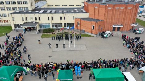 Mastaičiuose įspūdinga gausa moksleivių – Lietuvos policijos mokykloje vyko atvirų durų diena