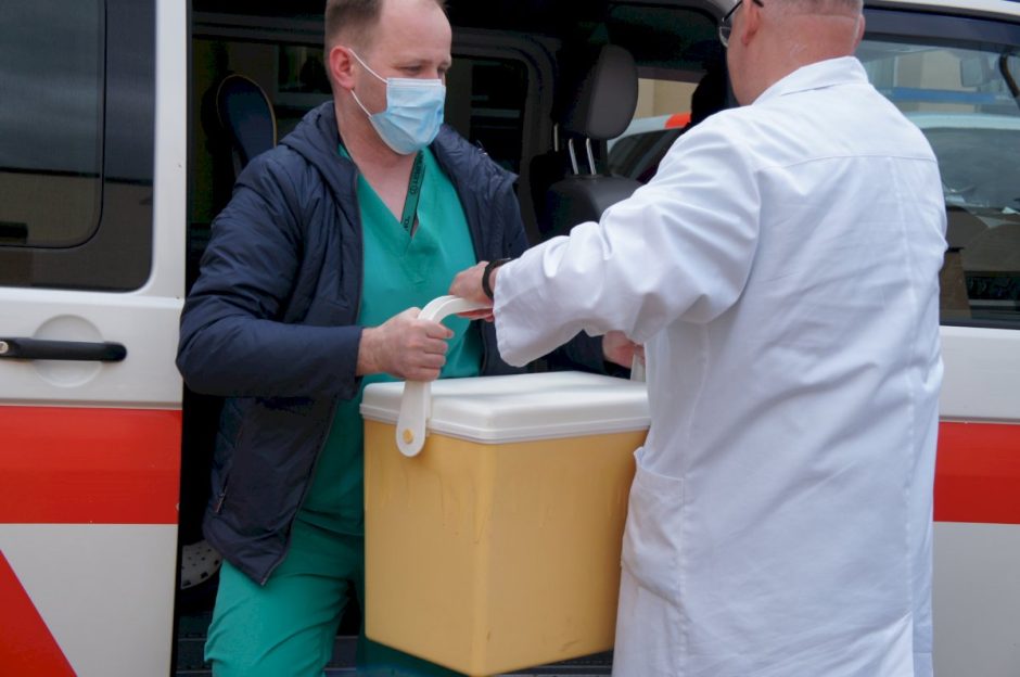 Iš Respublikinės Šiaulių ligoninės šiais metais išskraidinta antroji organų donoro širdis