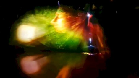 Vasarvidžio šokių, muzikos ir šviesų šventėje Varėnoje – įspūdinga 3D video projekcija M. K. Čiurlionio paveikslų tema