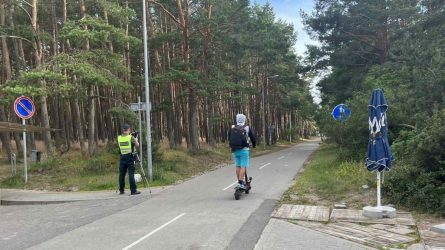 Didesnis Lietuvos kelių policijos tarnybos pareigūnų dėmesys pajūriui