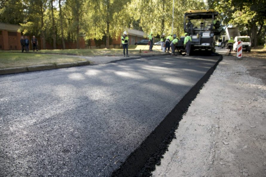 Vilniuje išbandomas naujas eksperimentinis asfaltas