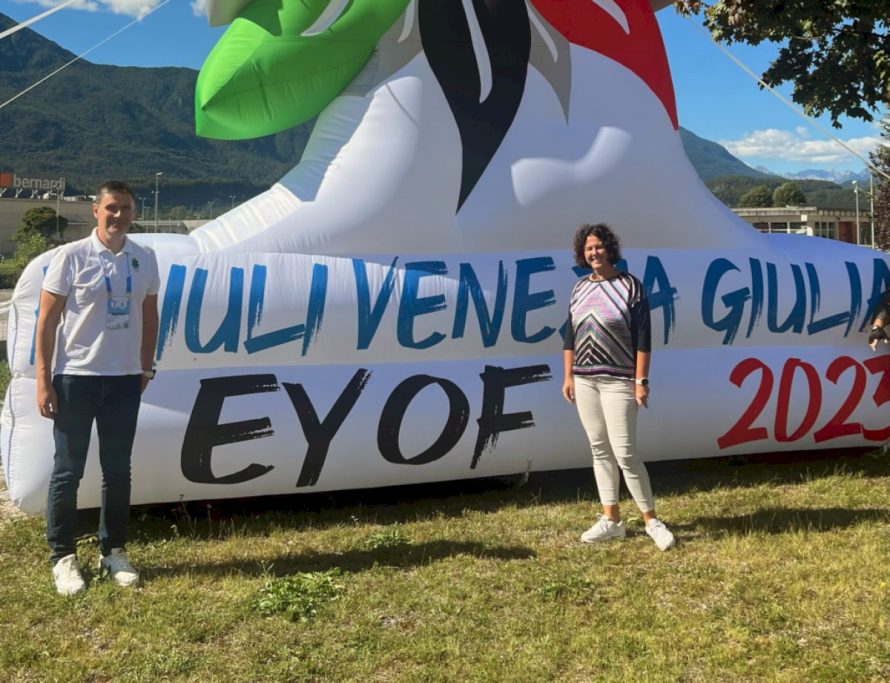 Italija ruošiasi Europos jaunimo olimpiniam festivaliui: misijos vadovai apžiūrėjo bazes