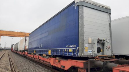 „LTG Cargo“: pirmasis bandomasis intermodalinis traukinys išvyko į Italiją