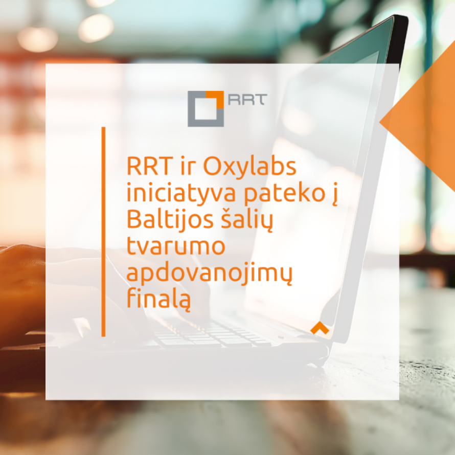 RRT naudojamas dirbtinio intelekto įrankis nelegaliam ir žalingam turiniui aptikti pateko į Baltijos šalių tvarumo apdovanojimų finalą