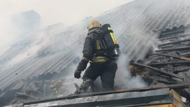 Savaitgalį viename iš gaisrų žuvo žmogus, degė gyventojų ir įmonių turtas