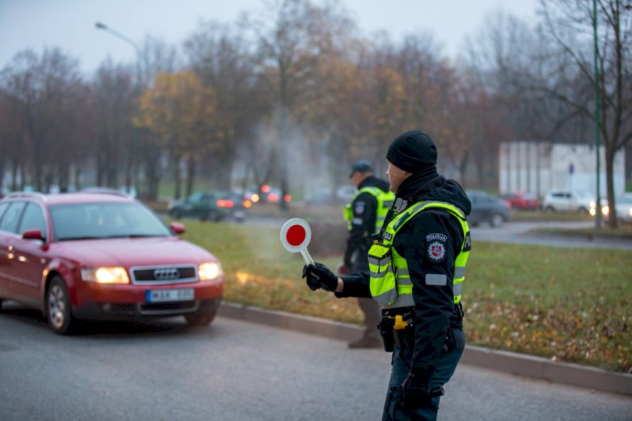 Per savaitę Klaipėdos apskrities kelių policijos pareigūnai nustatė 14 neblaivių vairuotojų