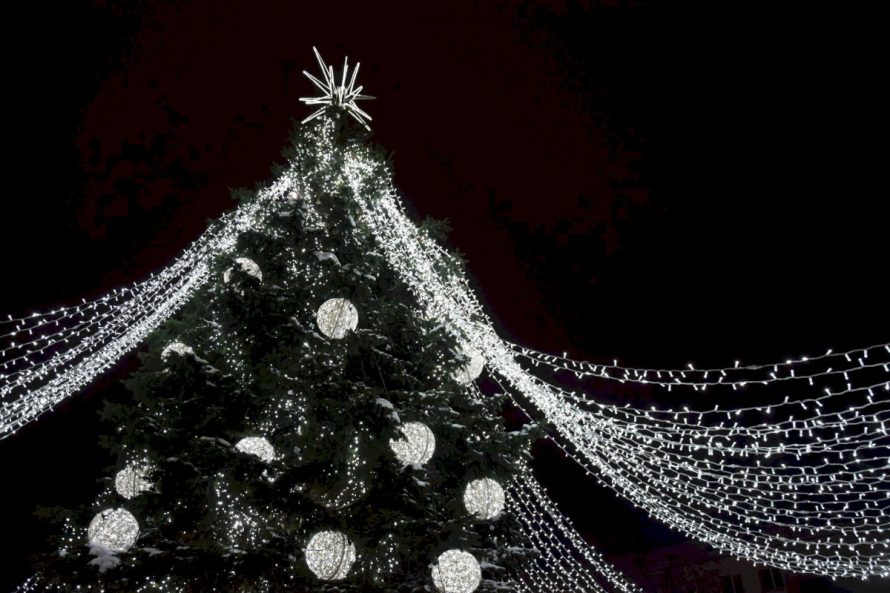 Kalėdomis suspindo visas Vilkaviškio miestas