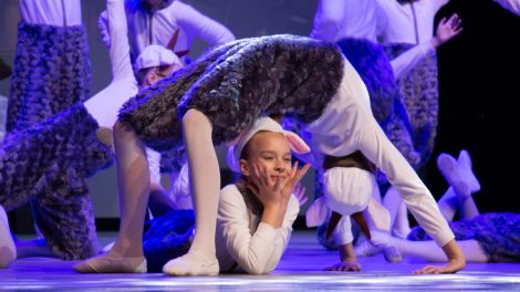 Teatralizuotas šokio spektaklis „Svečiuose pas pasaką“ žiūrovus nukėlė į magijos pasaulį