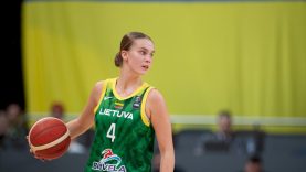 Geriausia Lietuvos krepšininkė Justė Jocytė tvirtai žengia svajonės link