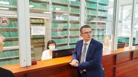 Sveikatos apsaugos ministras A. Dulkys su Mažeikių gydytojais aptarė biurokratizmo mažinimo priemones