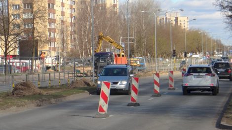 Panevėžyje gerinama europines magistrales jungiančių gatvių infrastruktūra