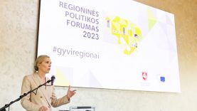 Ministrė A. Bilotaitė: ES investicijos regionuose privalo būti panaudotos skaidriai ir atsakingai