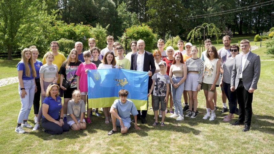 Vilkaviškio rajone vieši mokiniai iš Ukrainos