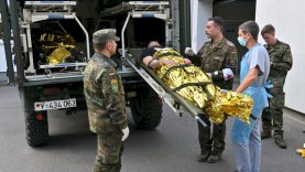 NATO  kariai surengė pratybas Respublikinėje Panevėžio ligoninėje