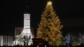 Šiaulių kultūros centras pristato filmuotas Kalėdų eglės įžiebimo šventės akimirkas