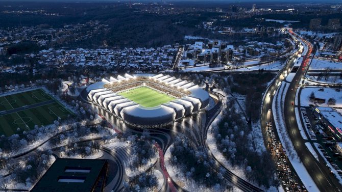 „Hanner“ planuoja perimti Nacionalinio stadiono projektą, fondas „Baltcap“ traukiasi