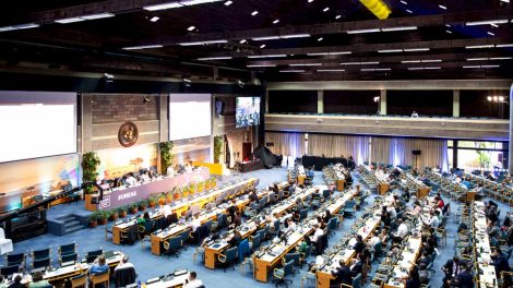 Jungtinių Tautų aplinkos asamblėjoje priimta ministrų deklaracija ir patvirtina 15 rezoliucijų