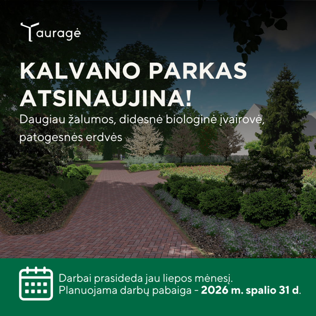 kalvano-parke-prasideda-atnaujinimo-darbai:-daugiau-zalumos,-biologines-ivairoves-ir-patogesnes-erdves