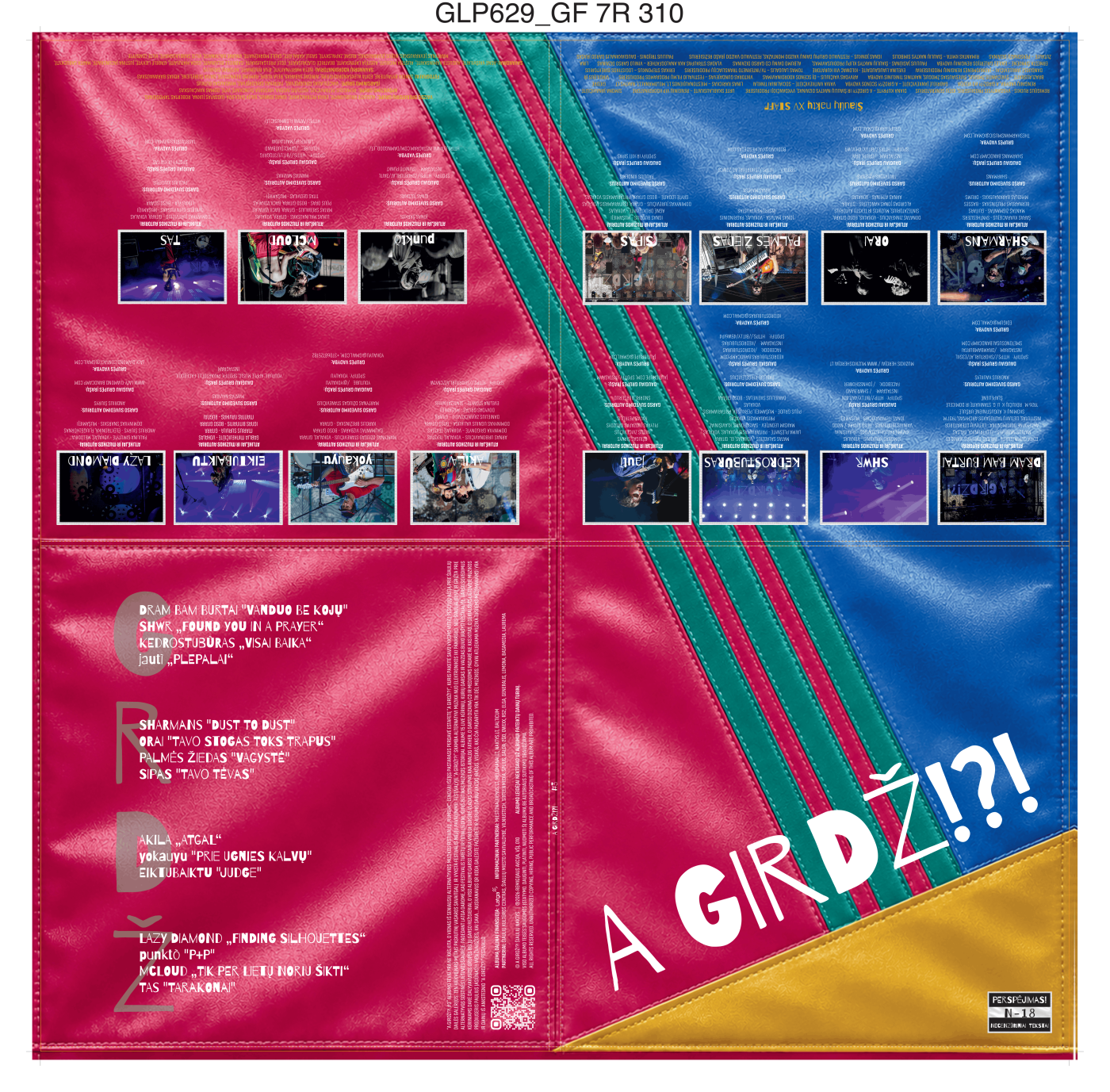 „A GirDž`!?! LIVE“ 2LP vinilas - Image 4